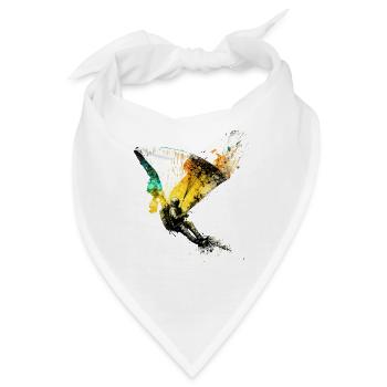 Gleitschirmflieger, rasanter Actionsport - Bandana - Weiß - Vorne