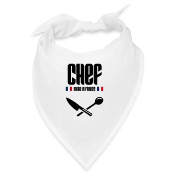 Küchenchef made in France - Bandana - Weiß - Vorne
