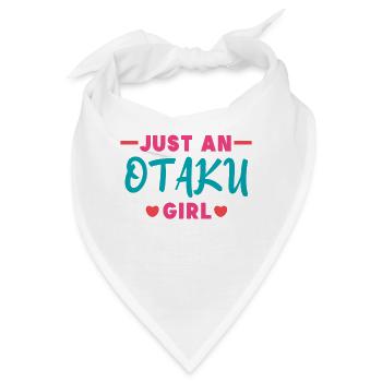 Otaku Manga Anime Herz Statement Japan Asian - Bandana - Weiß - Vorne
