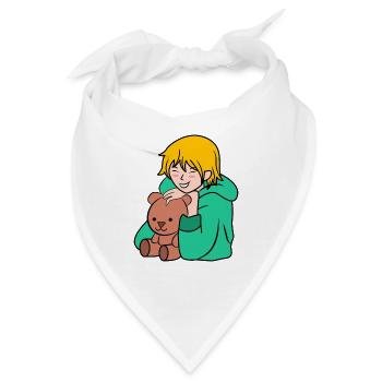 Popkultur Anime Manga Zeichentrick Cosplay - Bandana - Weiß - Vorne