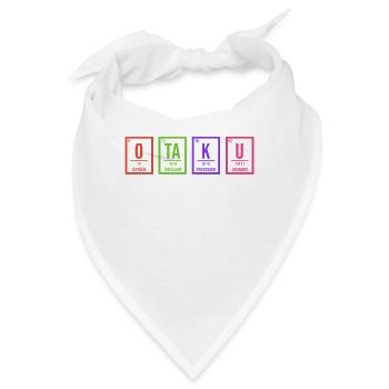 Manga Otaku Anime Spruch Popkultur Asiatisch - Bandana - Weiß - Vorne