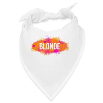 Blonde - Bandana - Weiß - Vorne