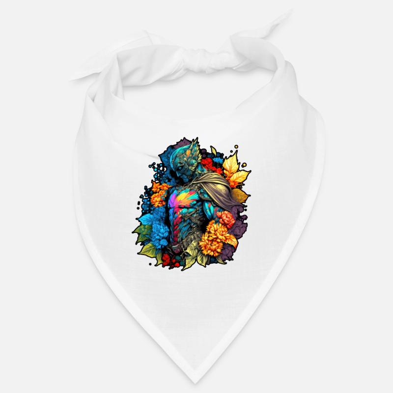Super Heros Fleuri Bandana