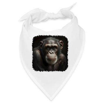 Schimpansen sind unsere nächsten Verwandten - Bandana - Weiß - Vorne