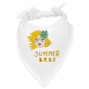 summer babe - Bandana - Weiß - Vorne
