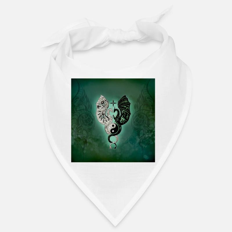Dragons avec yin et yang chantant Bandana