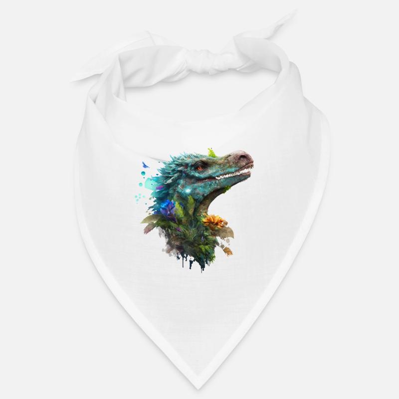 Blauer Velociraptor Bandana