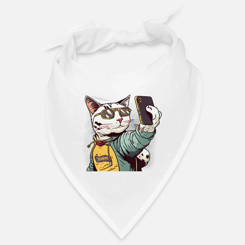 Comic Katze Selfie Bandana