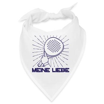 Padelspiel Racket Padel Sportart Spieler Statement - Bandana - Weiß - Vorne
