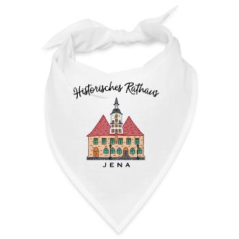 Jena, Historisches Rathaus,Thüringen - Bandana - Weiß - Vorne