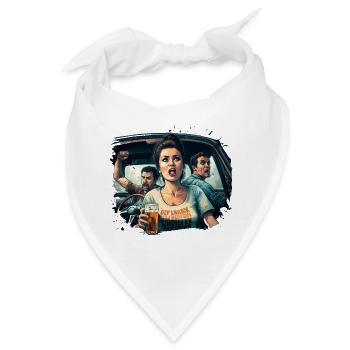 Mit Bierstereotypen brechen - Bandana - Weiß - Vorne