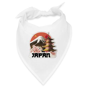 Japan - Bandana - Weiß - Vorne