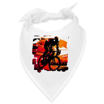 Es gibt verschiedene Arten von Radrennen - Bandana - Weiß - Vorne