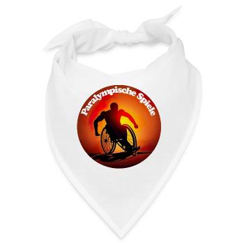 Paralympische Spiele für Athleten mit Hindernissen - Bandana - Weiß - Vorne
