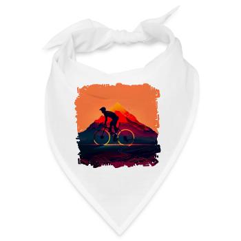 Rennradfahren ist ein anspruchsvoller Sport - Bandana - Weiß - Vorne