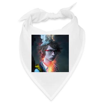 Porträt elektrik 08 - Bandana - Weiß - Vorne