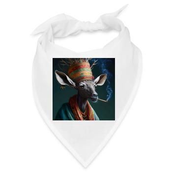 Cannabiche 01 ohne Tippfehler - Bandana - Weiß - Vorne