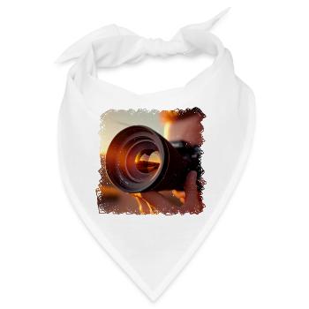 Digitalkameras - Ein Werkzeug für Hobbyfotografen - Bandana - Weiß - Vorne