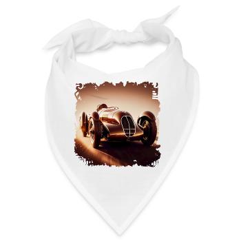 Classic Autorennen ist ein aufregendes Erlebnis - Bandana - Weiß - Vorne
