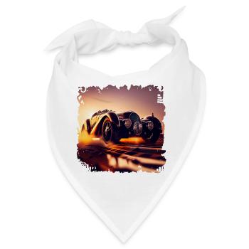 Oldtimer-Rennen sind eine einzigartige Erfahrung - Bandana - Weiß - Vorne