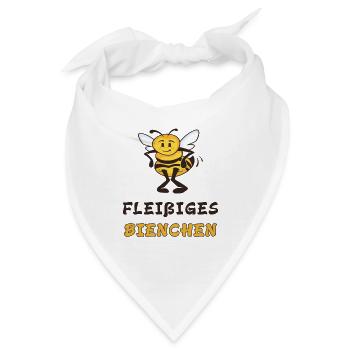 Fleißiges Bienchen - Bandana - Weiß - Vorne