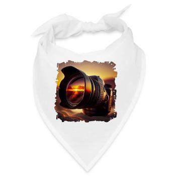 Digitalkameras leicht zu bedienen - Bandana - Weiß - Vorne