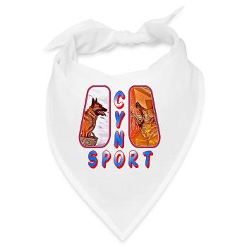 Le Malinois bei Cyno-sport (x1) - Bandana - Weiß - Vorne