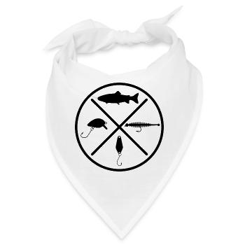 Forelle Kunstköder - Bandana - Weiß - Vorne