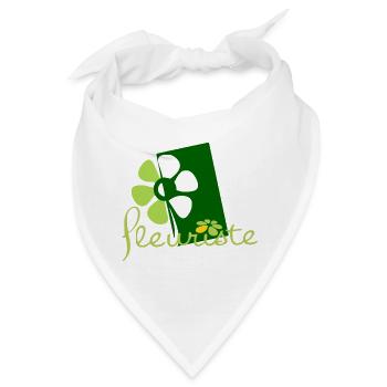 Blumenhändler - Bandana - Weiß - Vorne