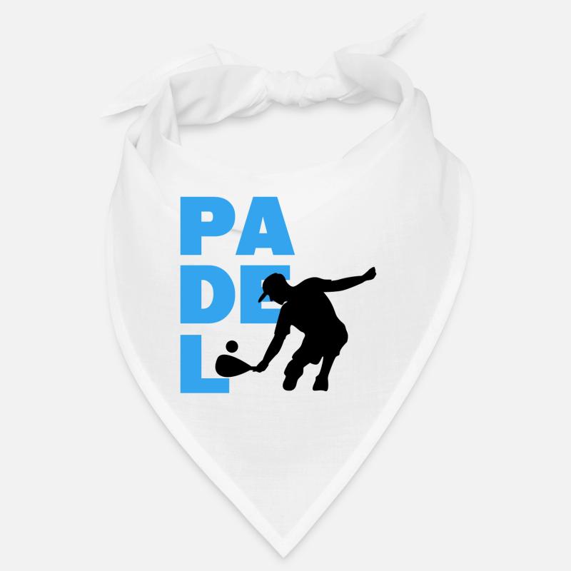 Padel Jeu Spiler Déclaration Balles Raquette Padel - Bandana - blanc