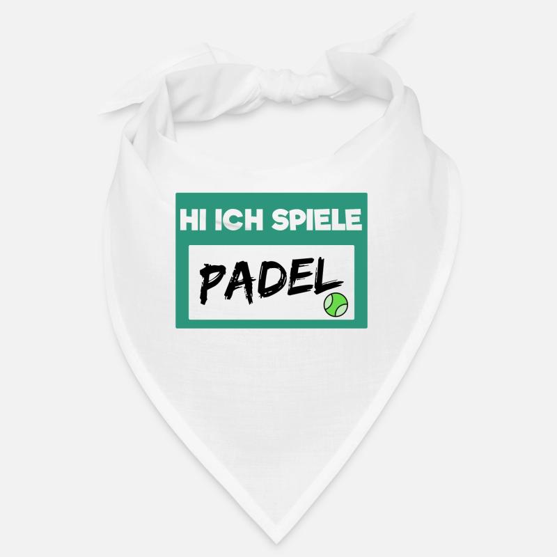 Player Padel Racket Balls Statement Padel Game Bandana