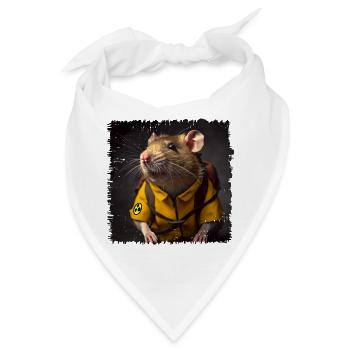 Ratten können Minen erschnüffeln - Bandana - Weiß - Vorne