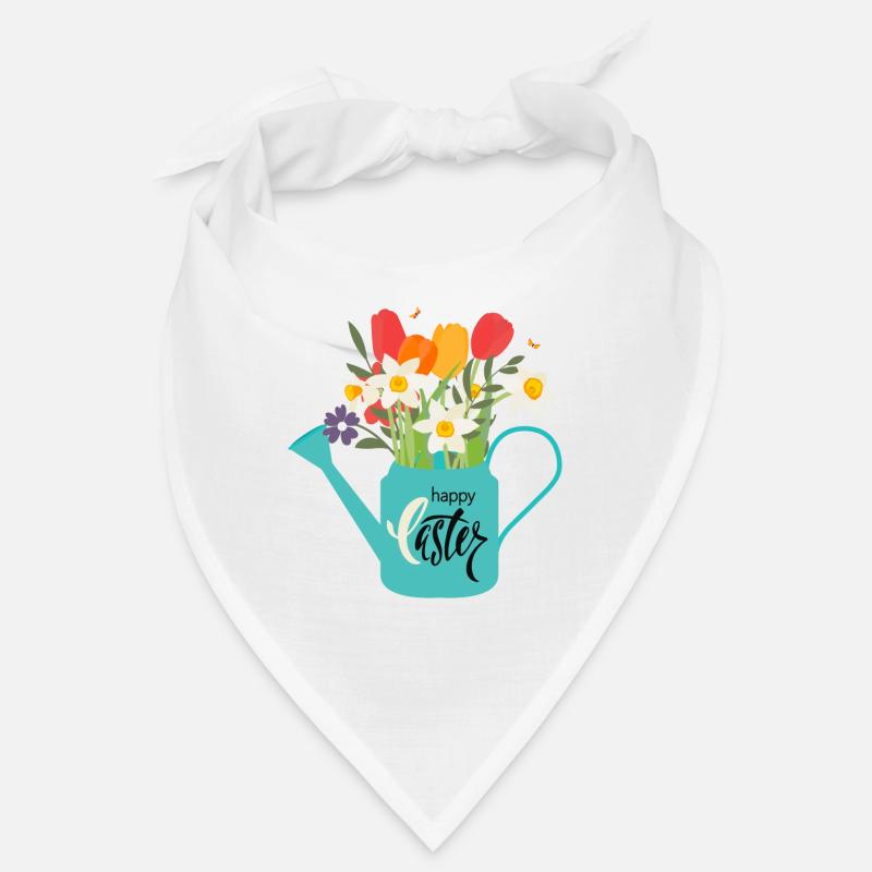 Happy Easter | Watering can with daffodils Bandana