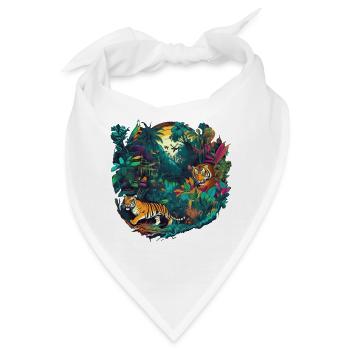 Dschungel - Bandana - Weiß - Vorne