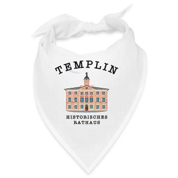 Templin Historisches Rathaus, Uckermark - Bandana - Weiß - Vorne