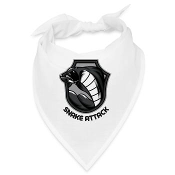 SNAKE ATTACK - Bandana - Weiß - Vorne