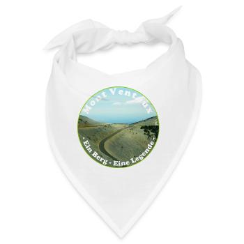 Mit dem Fahrrad über den Mont Ventoux - Bandana - Weiß - Vorne