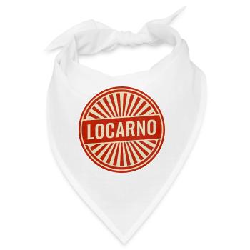 Locarno Vintage Rundlogo - Bandana - Weiß - Vorne