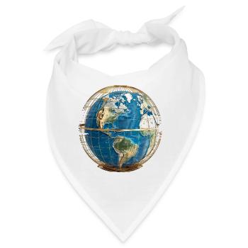Wir sind im goldenen Käfig gefangen - Bandana - Weiß - Vorne