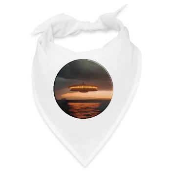 Warum häufen sich die Berichte über Ufos? - Bandana - Weiß - Vorne