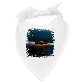 Die Suche nach Ufos geht weiter - Bandana - Weiß - Vorne