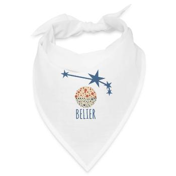 Das Sternbild Widder - Bandana - Weiß - Vorne