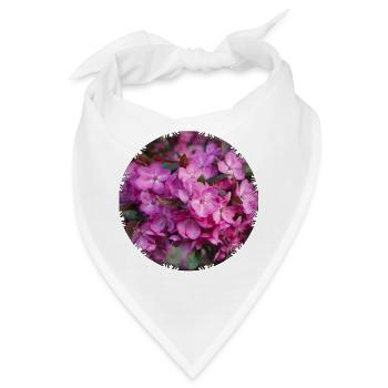 Rosa Kirschblüten sind schön anzusehen - Bandana - Weiß - Vorne