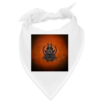 Anubis, der Gott der Toten - Bandana - Weiß - Vorne
