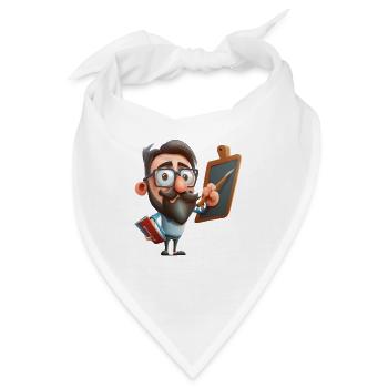 Die Zukunft gestalten - Bandana - Weiß - Vorne