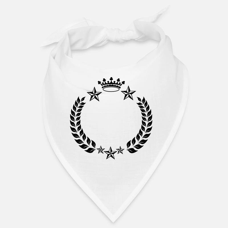 Laurel wreath star crown Bandana
