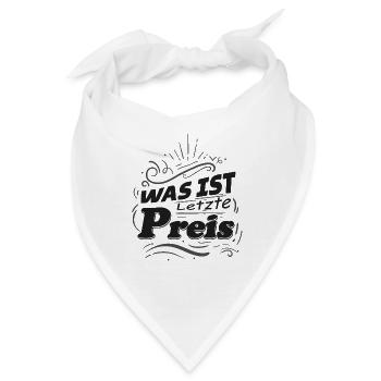 Was ist letzte Preis Handel Flohmarkt Trödelmarkt - Bandana - Weiß - Vorne