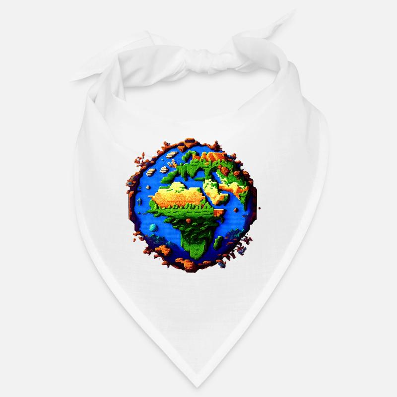 Pixel-Erde Bandana