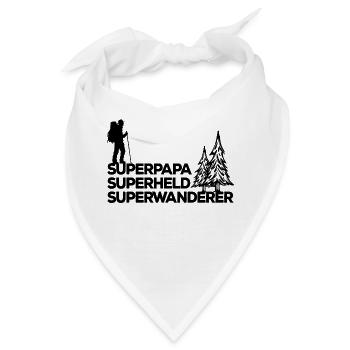 Bergwanderung Wanderer Wandern Statement Wanderung - Bandana - Weiß - Vorne
