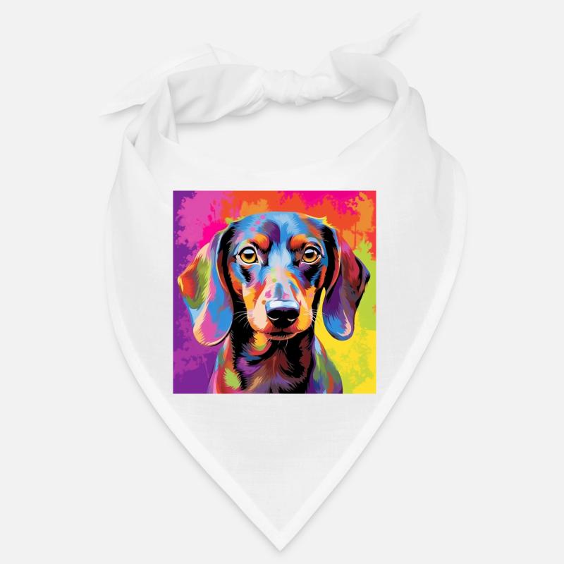 Dackel Pop Art Bandana